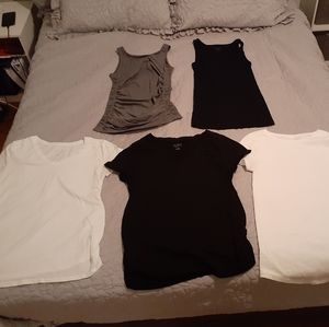 Isabel maternity tee and tank bundle